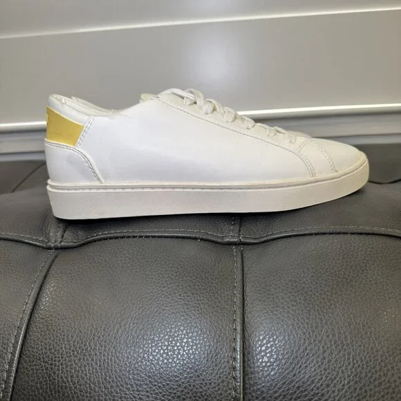 Thousand Fell Lace-up Women's Size 7.5 Yellow White Sneakers - Picture 2 of 9